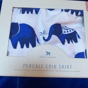 Little Unicorn Crib Skirt